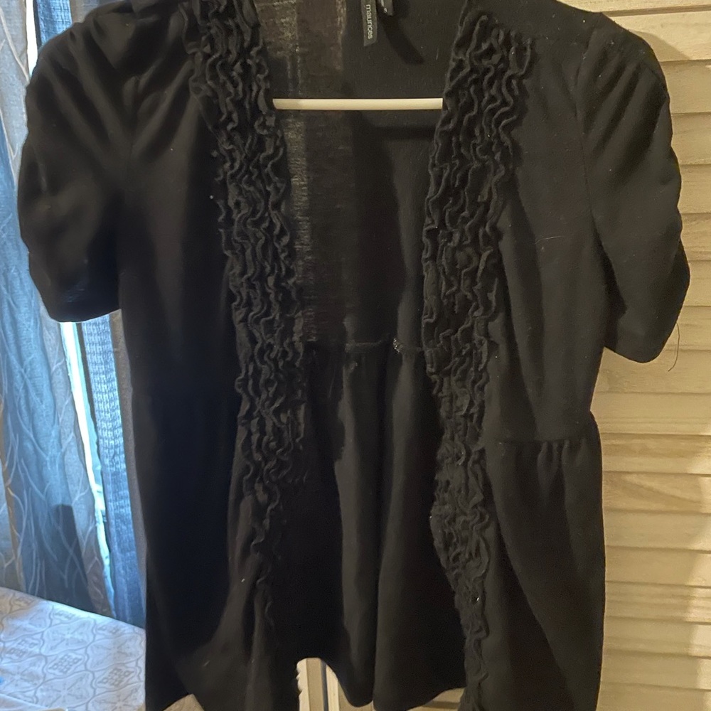 Black sweater size small.